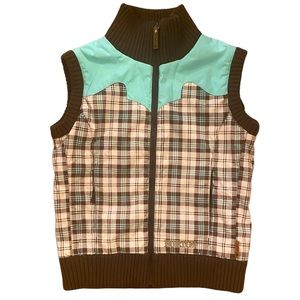 Burton Child’s Insulated Snow Vest Patterned Medium Kids